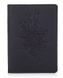 Кожаная обложка на паспорт HiArt PC-01 Mehendi Classic Черный купить недорого в Ты Купи