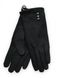 Женские стрейчевые перчатки чёрные 8710s1 S