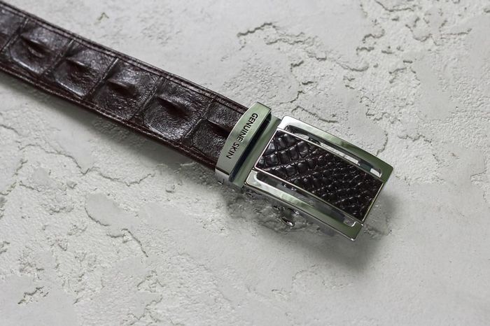 Ремінь зі шкіри крокодила унісекс Ekzotic Leather crb11 купити недорого в Ти Купи