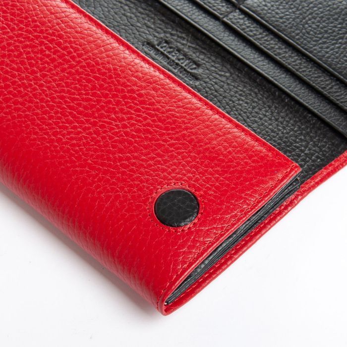 Женский кожаный кошелек BR DR. BOND W501-4 red-black купить недорого в Ты Купи