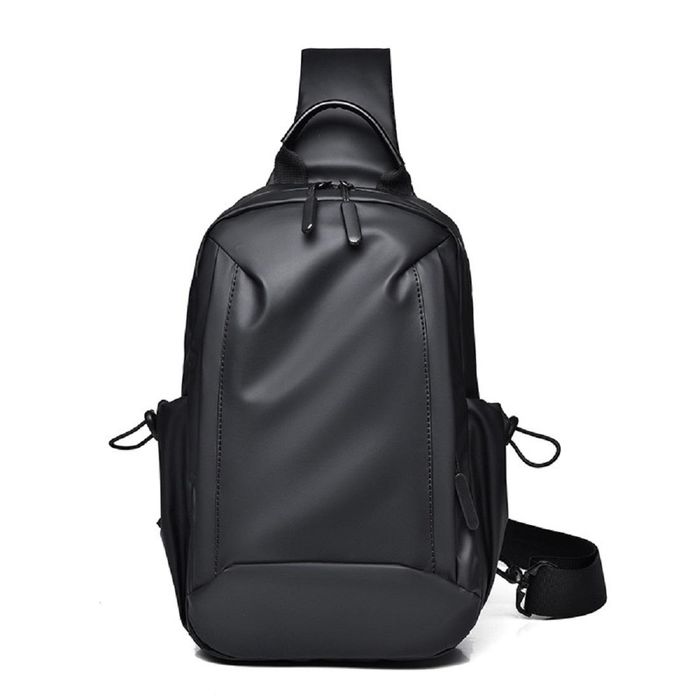 Текстильная сумка слинг черного цвета Confident ATN02-S039A купить недорого в Ты Купи