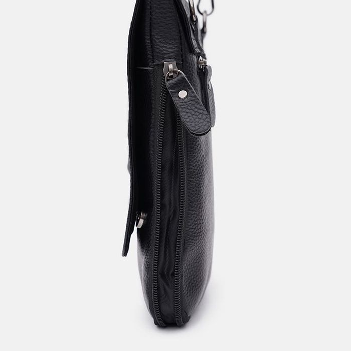 Mужская кожаная сумка Keizer K15219bl-black купить недорого в Ты Купи