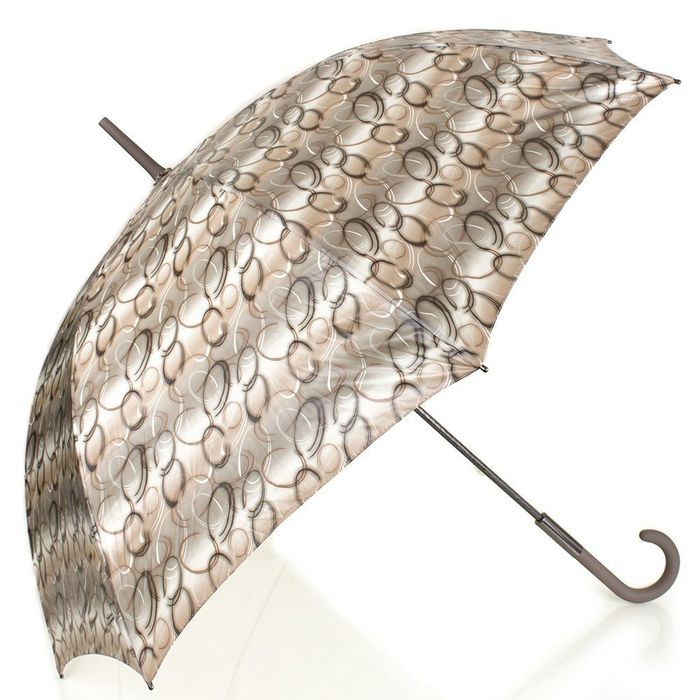 Механический женский зонт-трость ZEST бежевый купить недорого в Ты Купи