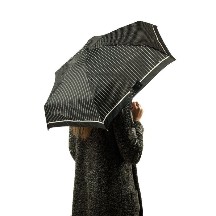Механічна жіноча парасолька Fulton Tiny-2 Assorted Prints L501 Classic Stripe (Смужки) купити недорого в Ти Купи