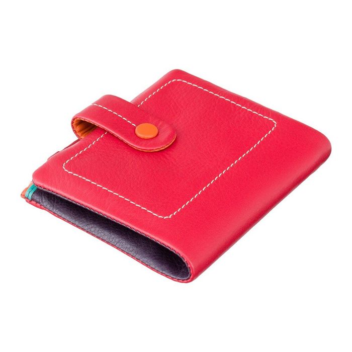 Женский кожаный кошелек Visconti M77 Mojito (Red Multi) купить недорого в Ты Купи