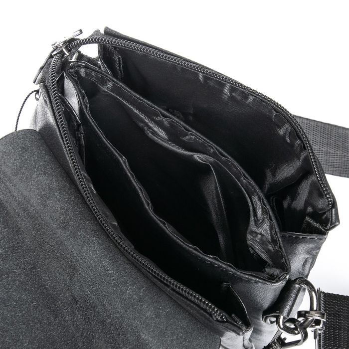 Мужская сумка через плечо из кожзама DR. BOND GL 315-1 black купить недорого в Ты Купи