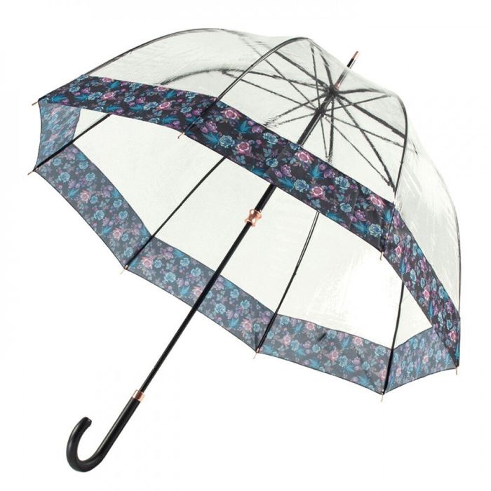 Жіноча механічна парасолька-тростина Fulton Birdcage-2 Luxe L866 Luminous Floral (Сяючі квіти) купити недорого в Ти Купи