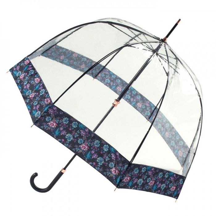 Женский механический зонт-трость Fulton Birdcage-2 Luxe L866 Luminous Floral (Светящиеся цветы) купить недорого в Ты Купи