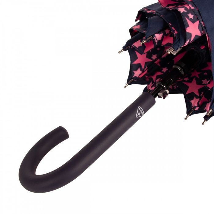 Зонт-трость женский механический Fulton L754- Bloomsbury-2 Scatter Star Navy&Pink (Звезды) купить недорого в Ты Купи
