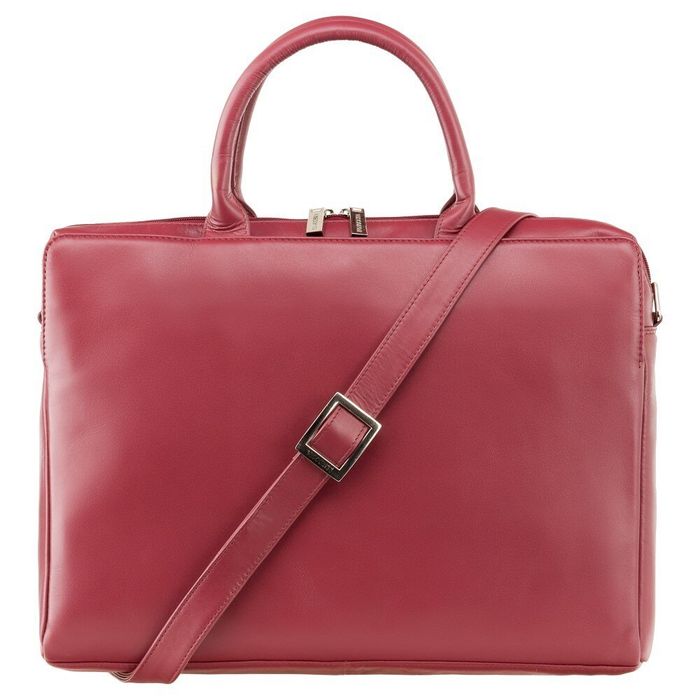 Женская кожаная сумка Visconti 18427 Ollie (L) (Red) купить недорого в Ты Купи