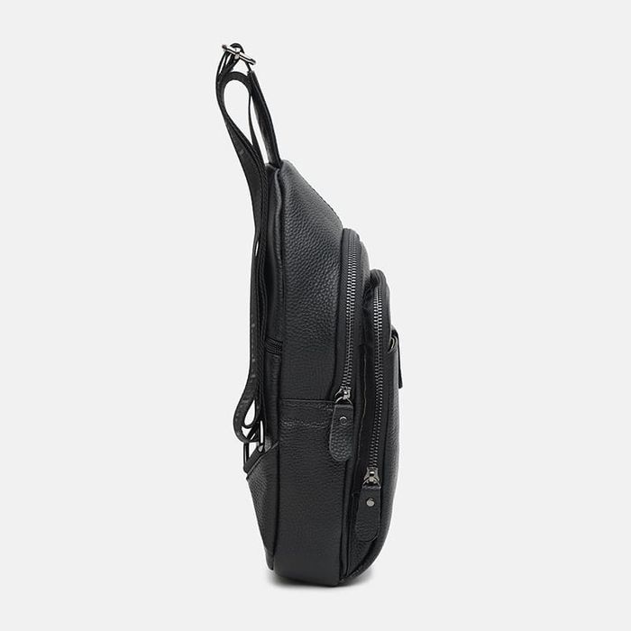 Чоловічий рюкзак шкіряний Keizer K14034bl-black купити недорого в Ти Купи