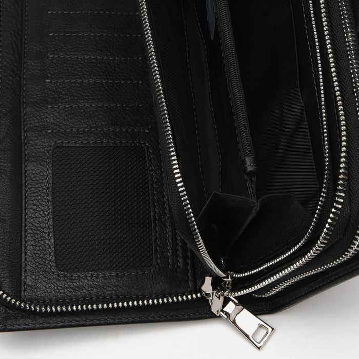 Мужской кожаный клатч Ricco Grande K17m-168-black купить недорого в Ты Купи