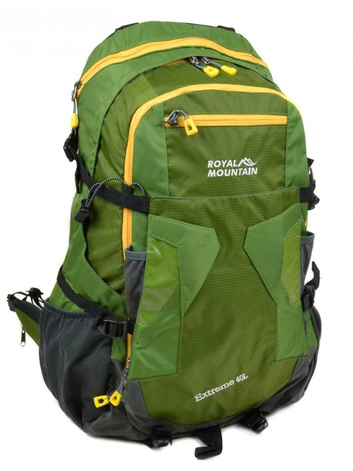 Зелений туристичний рюкзак з нейлону Royal Mountain 8323 green купити недорого в Ти Купи