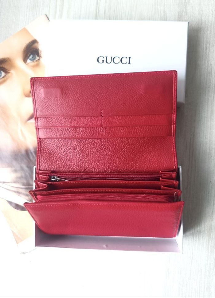 Кожаный женский кошелек red lux gg034 купить недорого в Ты Купи