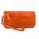 Жіноча шкіряна косметичка Cosmetic bag A-00276-10 orange