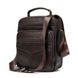 Чоловіча шкіряна темно-коричнева сумка Vintage 14991
