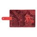 Обложка для паспорта из кожи Hi Art «Discoveries» PB-02/1 Shabby Red Berry Красный