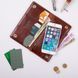 Кожаное портмоне Hi Art WP-05 Crystal Сognac 7 Wonders of the World Коньячный