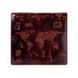 Кожаное портмоне Hi Art WP-05 Crystal Сognac 7 Wonders of the World Коньячный