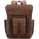 Комбинированный коричневый рюкзак Vintage 20057