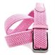 Текстильный розовый ремень резинка Wenty 3,5 см. un-35rez-01182