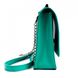 Жіноча шкіряна зелена сумка Valenta ВЕ609239