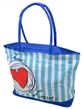 Женская Летняя пляжная сумка из текстиля Podium 1350 blue