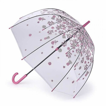 Женский механический зонт-трость Fulton L042 Birdcage-2 Sketchy Springs (Весна) купить недорого в Ты Купи