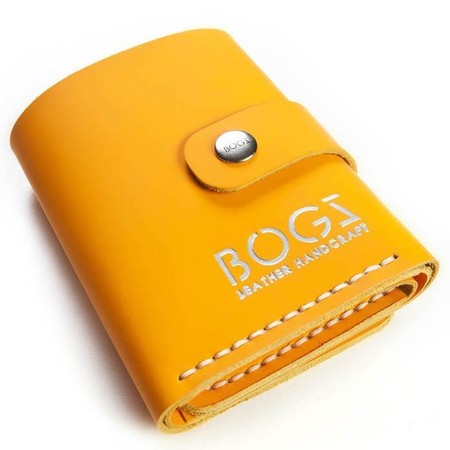 Женское портмоне ручной работы из кожи BOGZ Roll CRS Matt Orange P18M15S4 купить недорого в Ты Купи