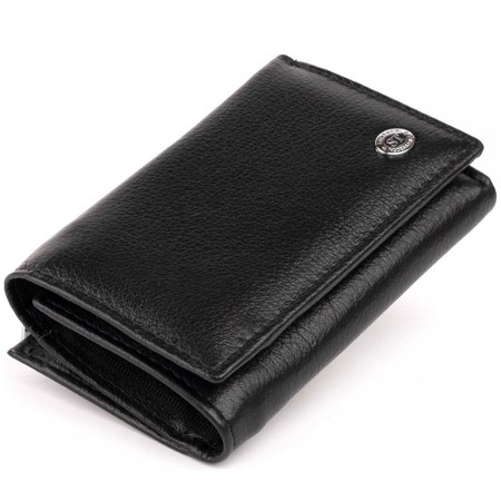 Жіночий шкіряний гаманець ST Leather 19331 Чорний купити недорого в Ти Купи