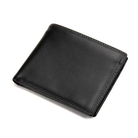 Класичне чорне шкіряне портмоне Tiding Bag M39-1023-3A купити недорого в Ти Купи