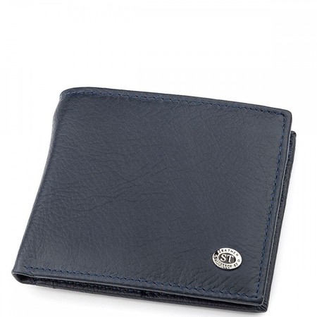 Чоловічий шкіряний гаманець ST Leather 18304 (ST159) Темно-коричневий купити недорого в Ти Купи