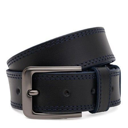 Мужской кожаный ремень Borsa Leather 125v1fx98-black купить недорого в Ты Купи