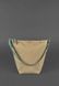 Шкіряна плетена жіноча сумка BlankNote Пазл M зелена Crazy Horse BN-BAG-32-IZ