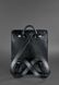 Шкіряний жіночий рюкзак BlankNote Blackwood чорний bn-bag-29-bw