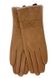 Жіночі шкіряні коричневі рукавички Shust Gloves