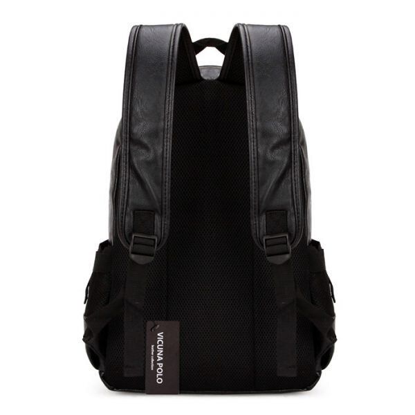 Мужской черный рюкзак Polo Vicuna 5502-BL купить недорого в Ты Купи