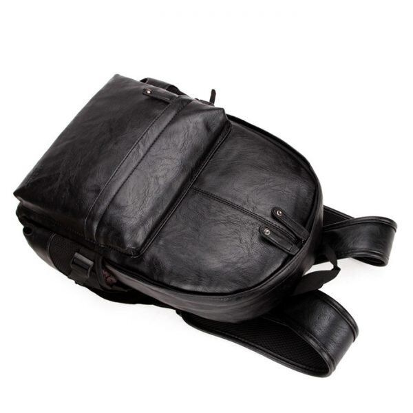 Чоловічий чорний рюкзак Polo Vicuna 5502-BL купити недорого в Ти Купи