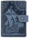 Обложка для паспорта из кожи Hi Art «Discoveries» PB-02/1 Shabby Lagoon Голубой купить недорого в Ты Купи