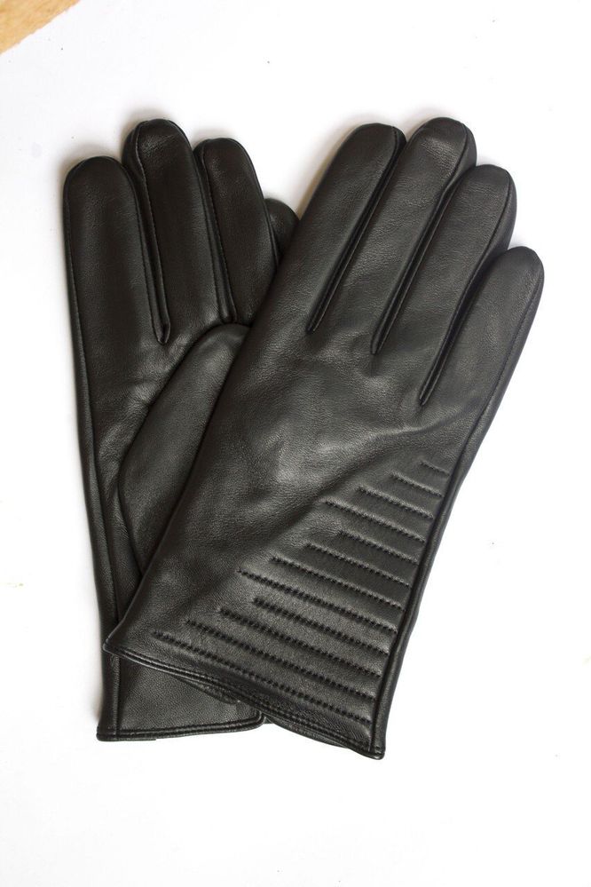 Мужские сенсорные кожаные перчатки Shust Gloves 935s1 купить недорого в Ты Купи