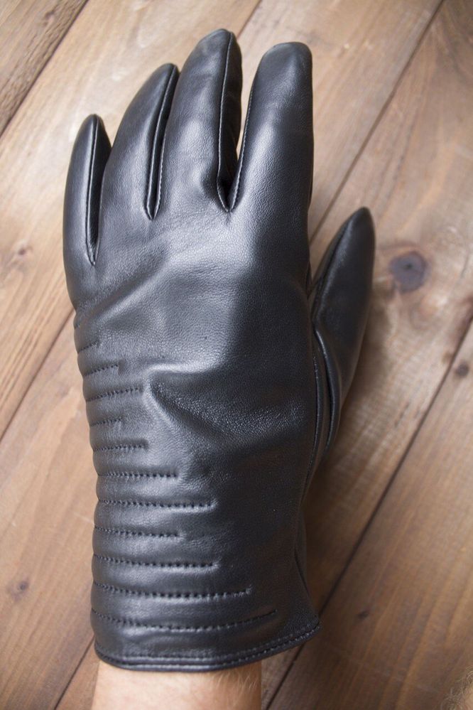 Мужские сенсорные кожаные перчатки Shust Gloves 935s1 купить недорого в Ты Купи