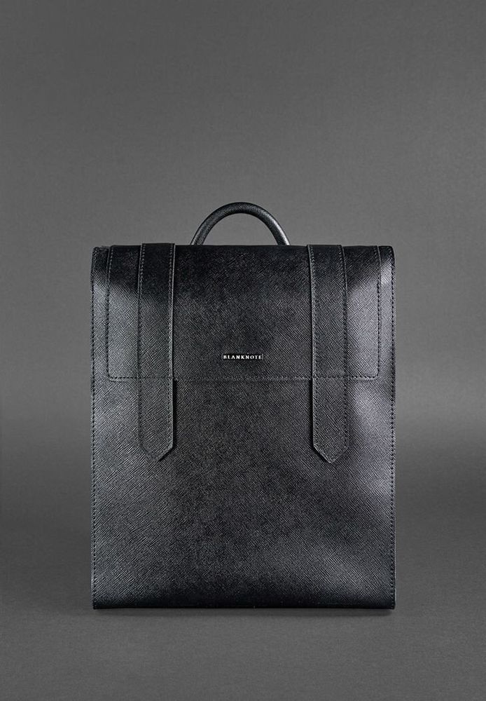 Шкіряний жіночий рюкзак BlankNote Blackwood чорний bn-bag-29-bw купити недорого в Ти Купи
