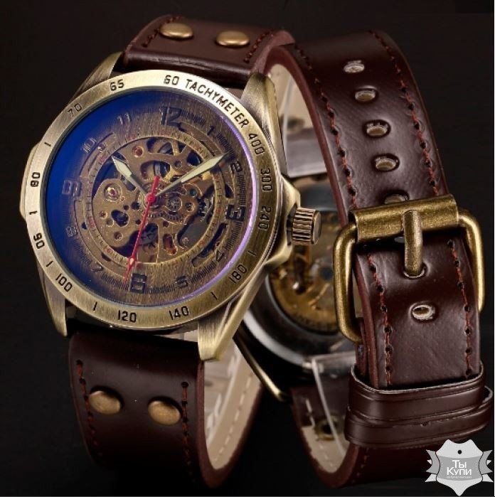 Чоловічий наручний годинник скелетон Winner Status (1157) купити недорого в Ти Купи