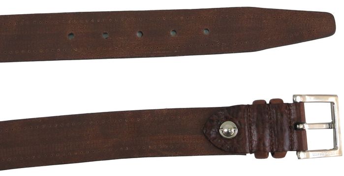 Женский кожаный ремень Farnese, Италия, коричневый SFA108-1 купить недорого в Ты Купи
