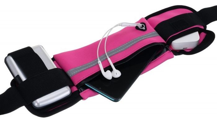 Поясная сумка для бега, фитнеса Wbsport розовая купить недорого в Ты Купи