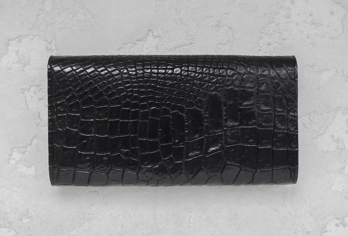 Кошелек из натуральной кожи крокодила Ekzotic Leather CW 95_2 купить недорого в Ты Купи