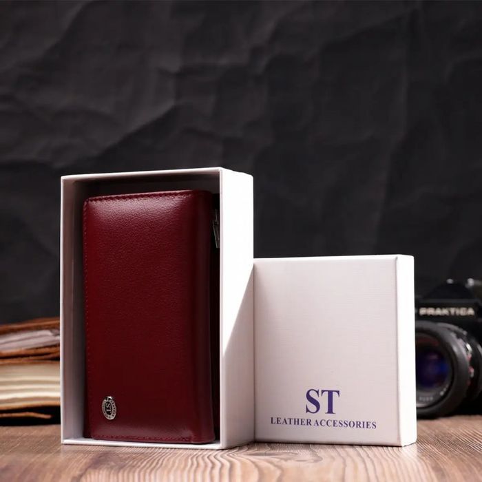 Шкіряний жіночий гаманець ST Leather 19470 купити недорого в Ти Купи