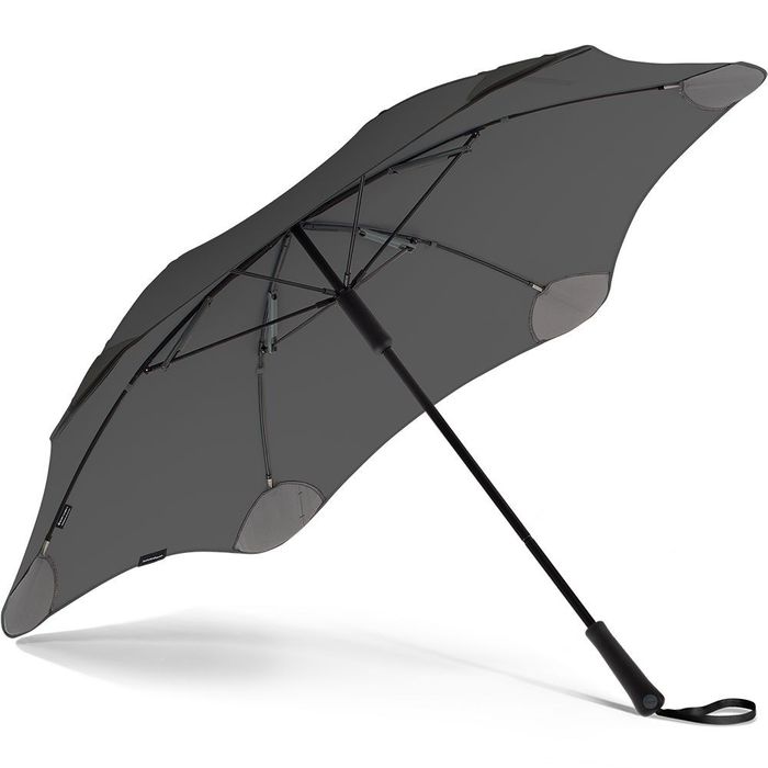 Жіночий механічний парасолька-тростина протівоштормовой BLUNT Bl-Classic2-charcoal купити недорого в Ти Купи