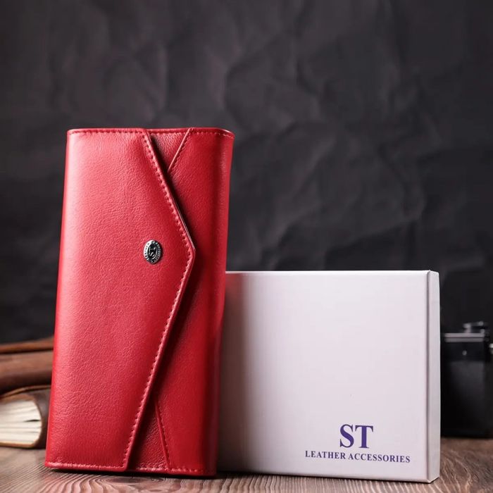 Женский кожаный кошелек-клатч ST Leather 22545 купить недорого в Ты Купи