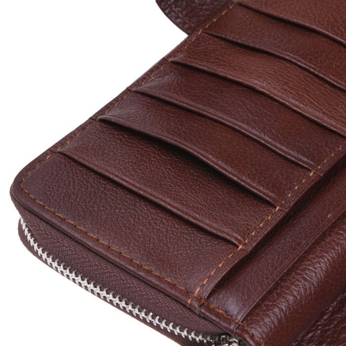 Шкіряний жіночий гаманець Horse Imperial K11090-brown купити недорого в Ти Купи